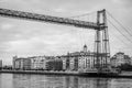 Portugalete pending bridge Royalty Free Stock Photo