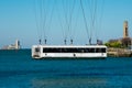 Transporter bridge called Vizcaya Bridge on the Nervion River