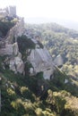 Portugese cliff nature beautiful sunny day castle architecture