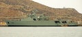 Portugese Naval Ship in Cartagena, Spain Royalty Free Stock Photo