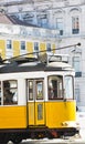 Portugese tramcar Royalty Free Stock Photo