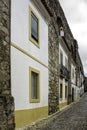 Portuguese Alentejo city of Ãâ°vora old town. Royalty Free Stock Photo