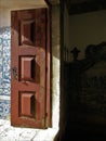 Portuguese ancient wood door