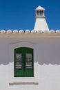 Portuguese architecture with traditional chimney Royalty Free Stock Photo