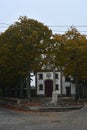 Portuguese church, way to Santiago de Compostela Royalty Free Stock Photo