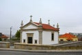 Portuguese church, way to Santiago de Compostela Royalty Free Stock Photo