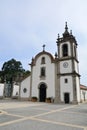Portuguese church, way to Santiago de Compostela Royalty Free Stock Photo