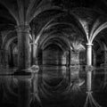 Portuguese Cistern. El Jadida Cistern, Morocco. Ancient European Historical Buildings in Morocco Royalty Free Stock Photo