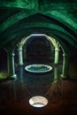 Portuguese Cistern. El Jadida Cistern, Morocco. Ancient European Historical Buildings in Morocco Royalty Free Stock Photo