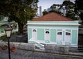 Portuguese colonial heritage landmark building in old taipa macau