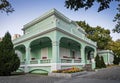 Portuguese colonial heritage landmark building in old taipa macau