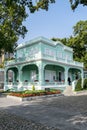 Portuguese colonial mansions in taipa area of macao macau china