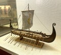 Portuguese Colony Macao China Viking Ship Model Miniature Oars Sail Vikings Naval Scandinavia Greenland Education Display