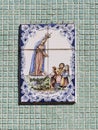 Portuguese Colony Macau Azulejo Mother Mary Delft Fatima Blue White Ceramics Porcelain Religious Arts Macao Architecture Deco