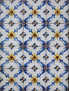Portuguese decorative tiles azulejos Royalty Free Stock Photo