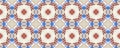 Portuguese Decorative Tiles. Fashion Mandala Royalty Free Stock Photo