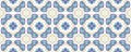 Portuguese Decorative Tiles. Ikat Kaleidoscope