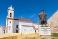 Vasco da Gama statue. Sines, Portugal Royalty Free Stock Photo