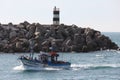 Portuguese fishing boat Royalty Free Stock Photo