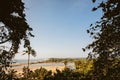 Portuguese fort Aguada. Goa, Candolim. India. Ancient fort and lighthouse built in the 17th century at Goa. Royalty Free Stock Photo