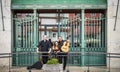 Fado band in front of Fado Museum in Lisbon, Portugal