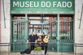 Fado band in front of Fado Museum in Lisbon, Portugal