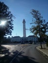 Portuguese lighthouse at vila real de santo antonio