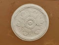 Portuguese Macau Art Nouveau Architecture Ancient Macao Floral Pattern Ceiling Emblem Mural Exterior Flower Carvings Sculpture