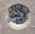 Portuguese Macau Ceramic Tiles Ming Dynasty blue-and-white Delft Azulejos China Macao Kraak Porcelain Fragments Jingdezhen Fujian Royalty Free Stock Photo