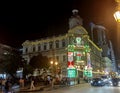 Portuguese Macau Christmas Decorations Street Lighting Ambience Macao X& x27;mas Lights San Malo Post Office Senado Square