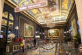 Portuguese Macau Cotai Strip Luxury Resort Sands China Macao Parisian Hotel Architecture French Style Interior Design Royalty Free Stock Photo