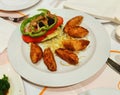 Portuguese Macau Cuisine Restaurant Fresh Baked Bacalhau Salty Fish Potato Balls