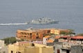 Portuguese Military Vessel in the ocean