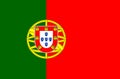 Portuguese national flag. Official flag of Portugal accurate colors Royalty Free Stock Photo