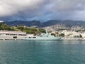 Portuguese navy patrol boat p362 funchal madeira Royalty Free Stock Photo