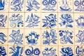 Portuguese popular tiles in Alfama, Lisboa