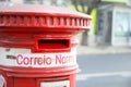 Portuguese post box Royalty Free Stock Photo