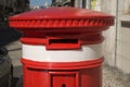 Portuguese Red Letter Box Royalty Free Stock Photo