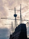 Portuguese ship replica in Malacca, Malaysia.