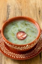 Portuguese soup caldo verde Royalty Free Stock Photo