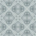 Portuguese Tile. Grey Design. Italian Mosaic Texture. Italian Majolica Tile. Floral Ornament. Classic Hand Drawn Pattern. Bohemian