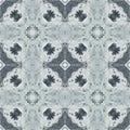 Portuguese Tile. Grey Design. Majolica Ceramic Tile. Italian Majolica Tile. Floral Ornament. Azulejos Arabesque Ornament. Seamless