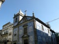 Portuguese tiles on a church Porto