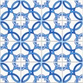 Portuguese tiles, Quatrefoil pattern