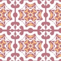 Portuguese tiles seamless pattern. Vintage background - Victorian