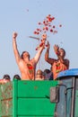 Portuguese Tomato Throwing Festival in SantarÃÂ©m