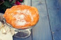 Portuguese typical cookies Filhoses on plate