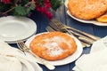 Portuguese typical cookies on plate