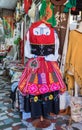 Portuguese women's traditional dress at gift shop in Sintra