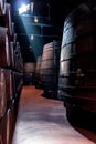 In the Portwine storage Royalty Free Stock Photo